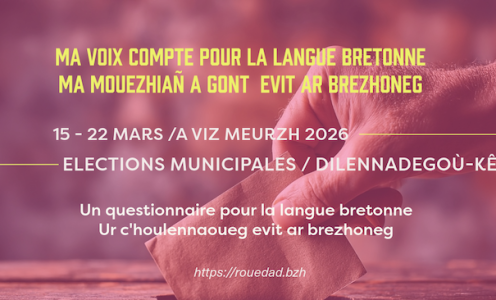 Elections municipales 2026 : quelle place pour la langue bretonne ? Un questionnaire aux candidat.e.s